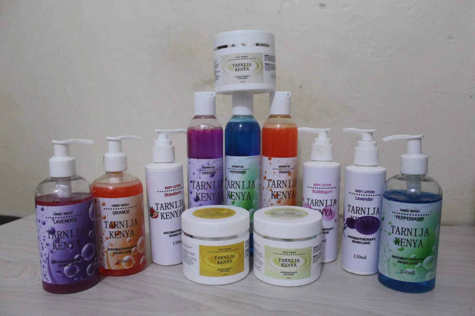 Lucious Touch aromatherapy skincare collection
